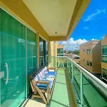 Apartamento De Frente Para A Praia, Com Piscina